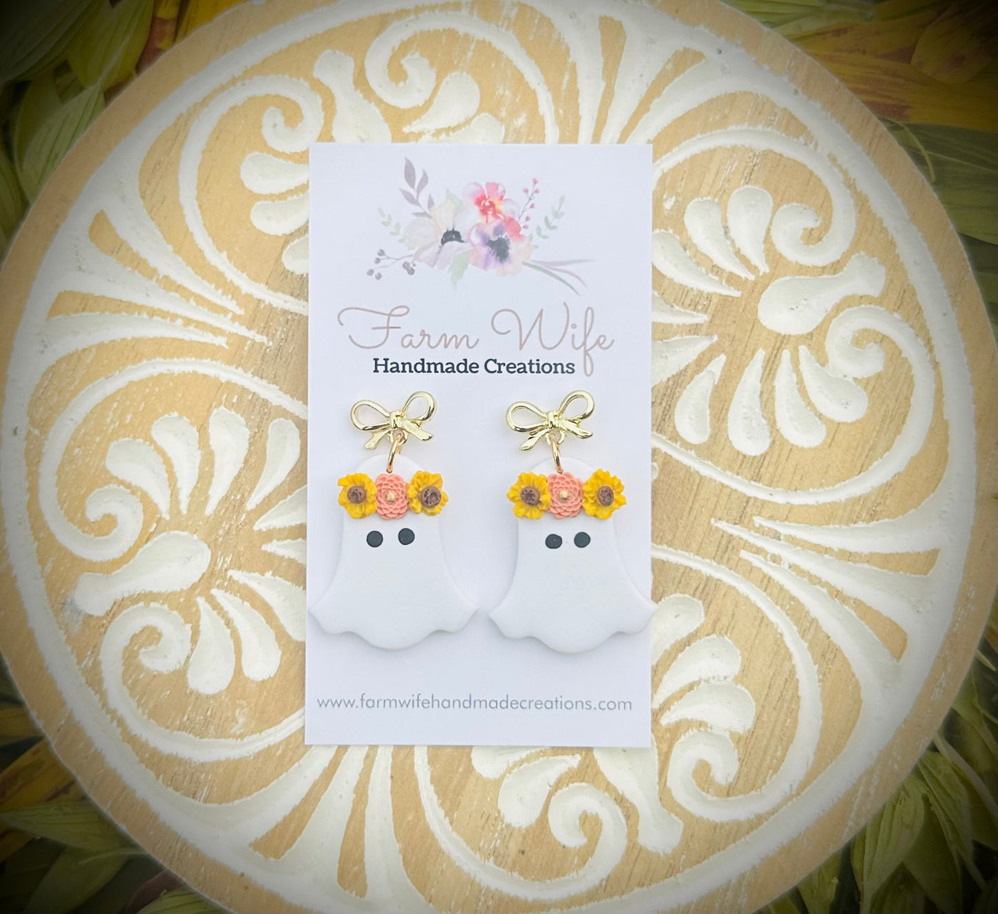 Ghost with flower crown