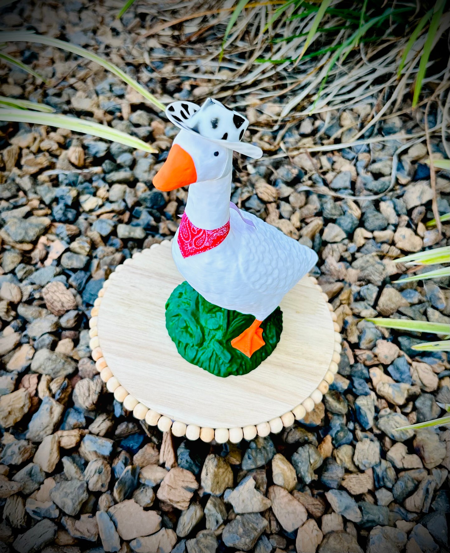 Desk Goose cowboy