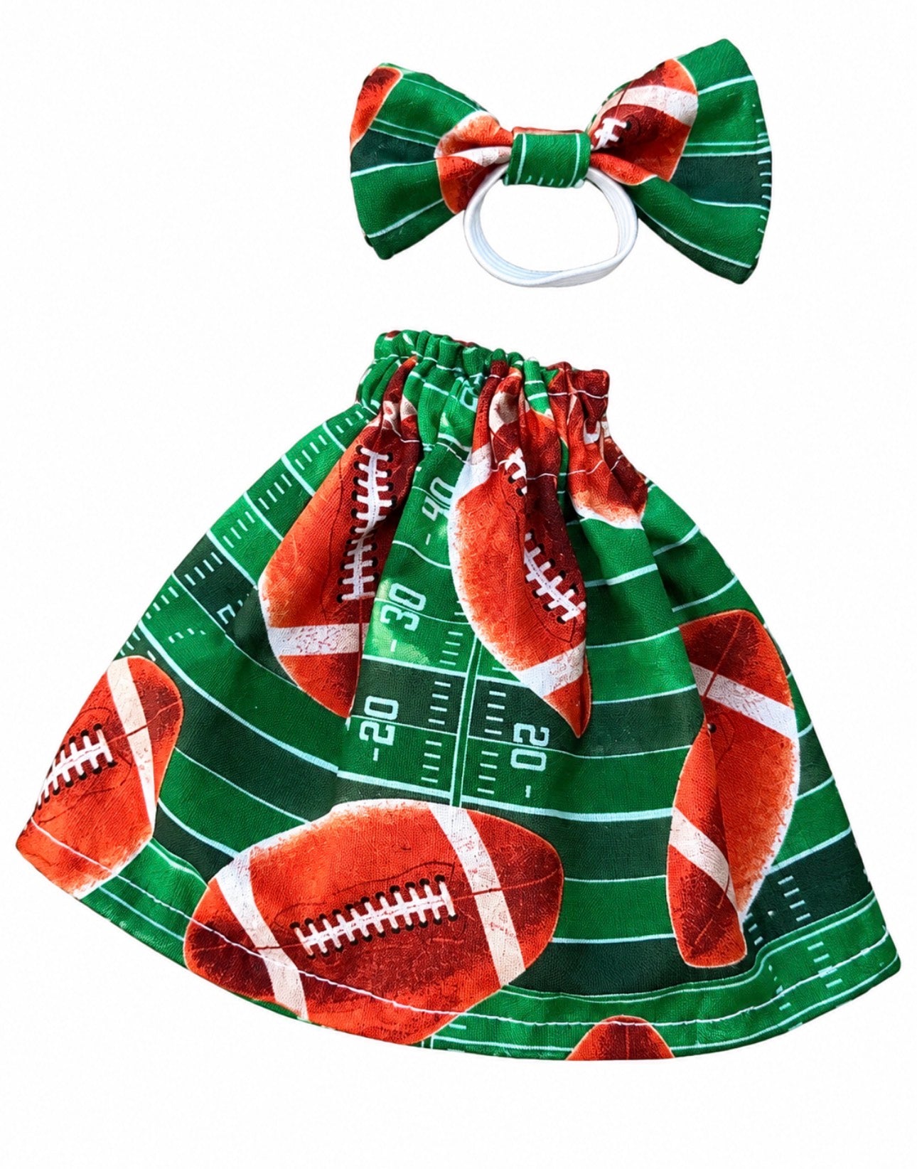 Desk goose football outfit