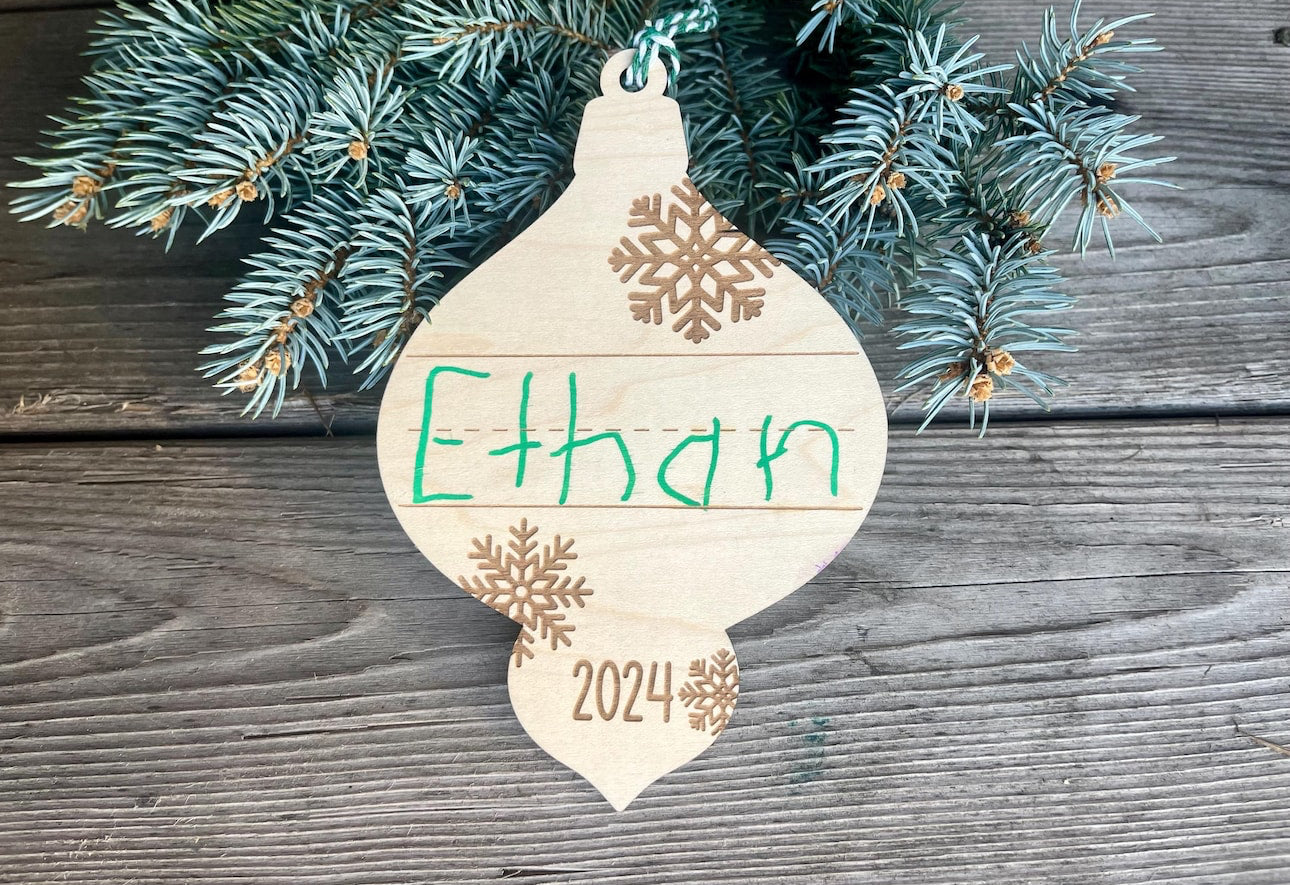 Handwriting Ornament