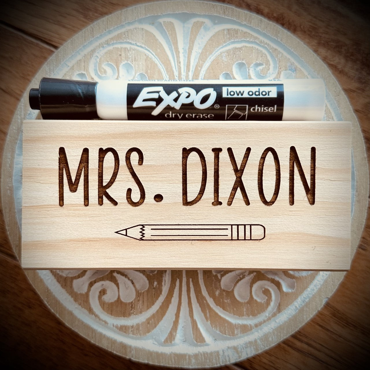 Engraved erasers