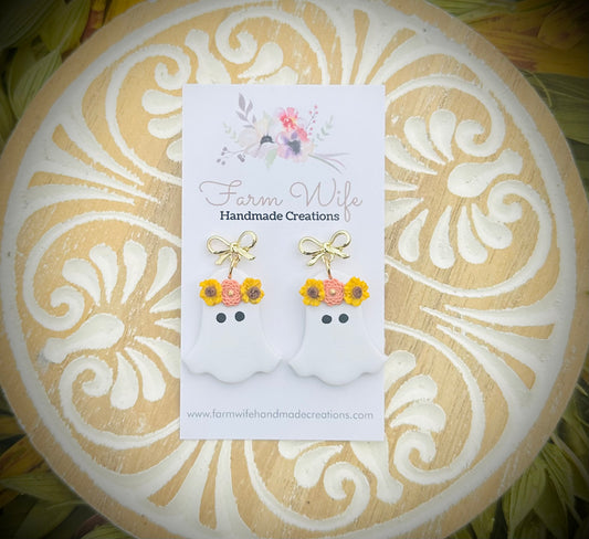 Ghost with flower crown