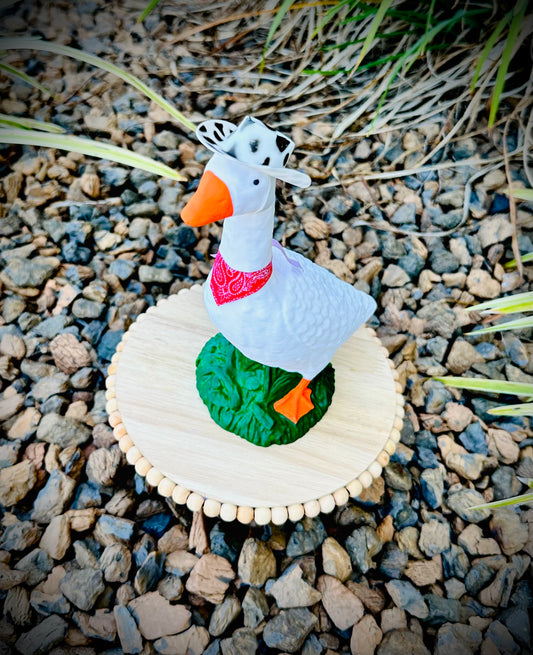 Desk Goose cowboy