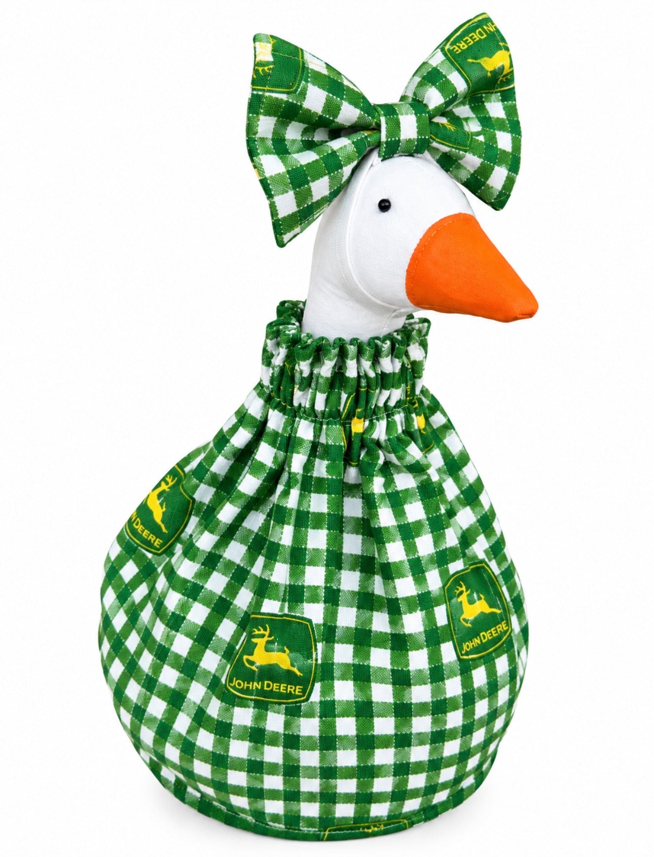 John Deere desk goose outfit