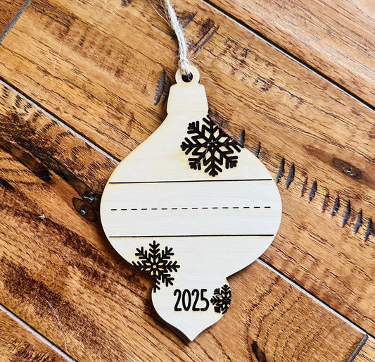 Handwriting Ornament