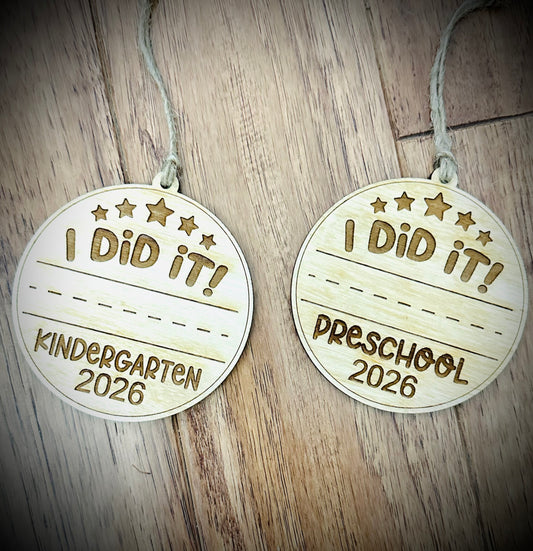 I Did It handwriting keepsake