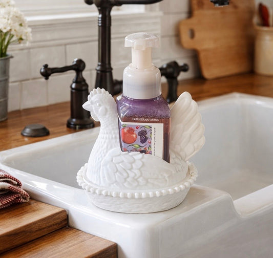 Nesting Hen soap holder