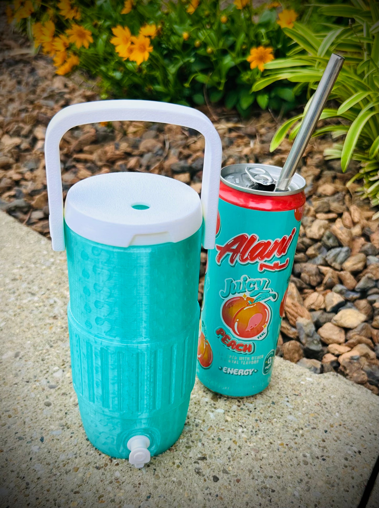 Alani can koozie (seafoam)