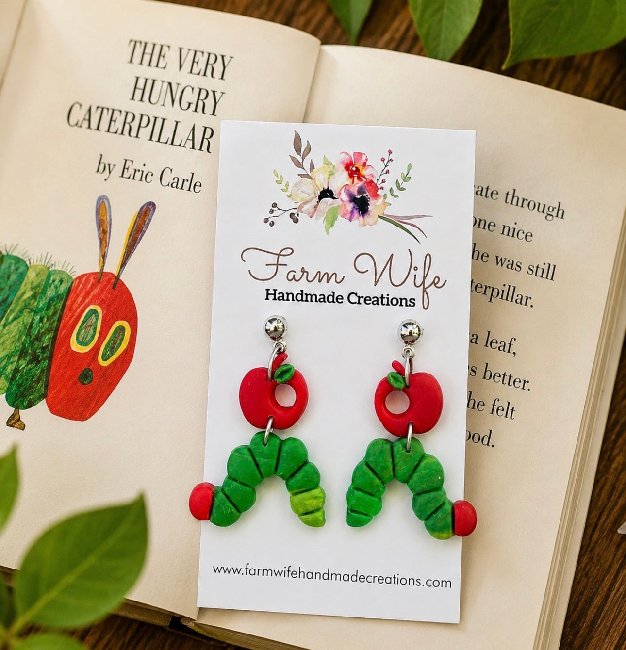 Caterpillar earrings