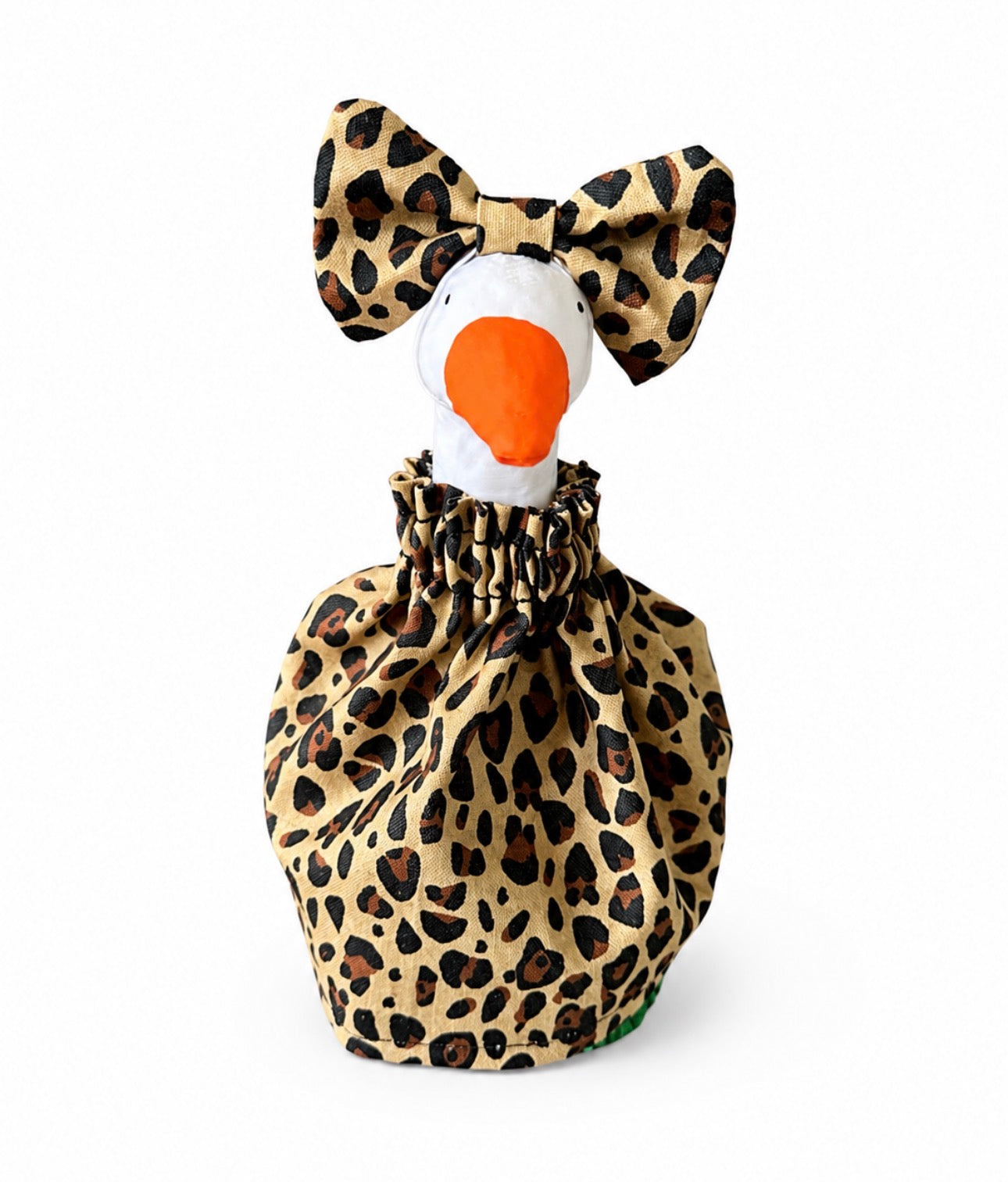 Desk goose leopard print outfit