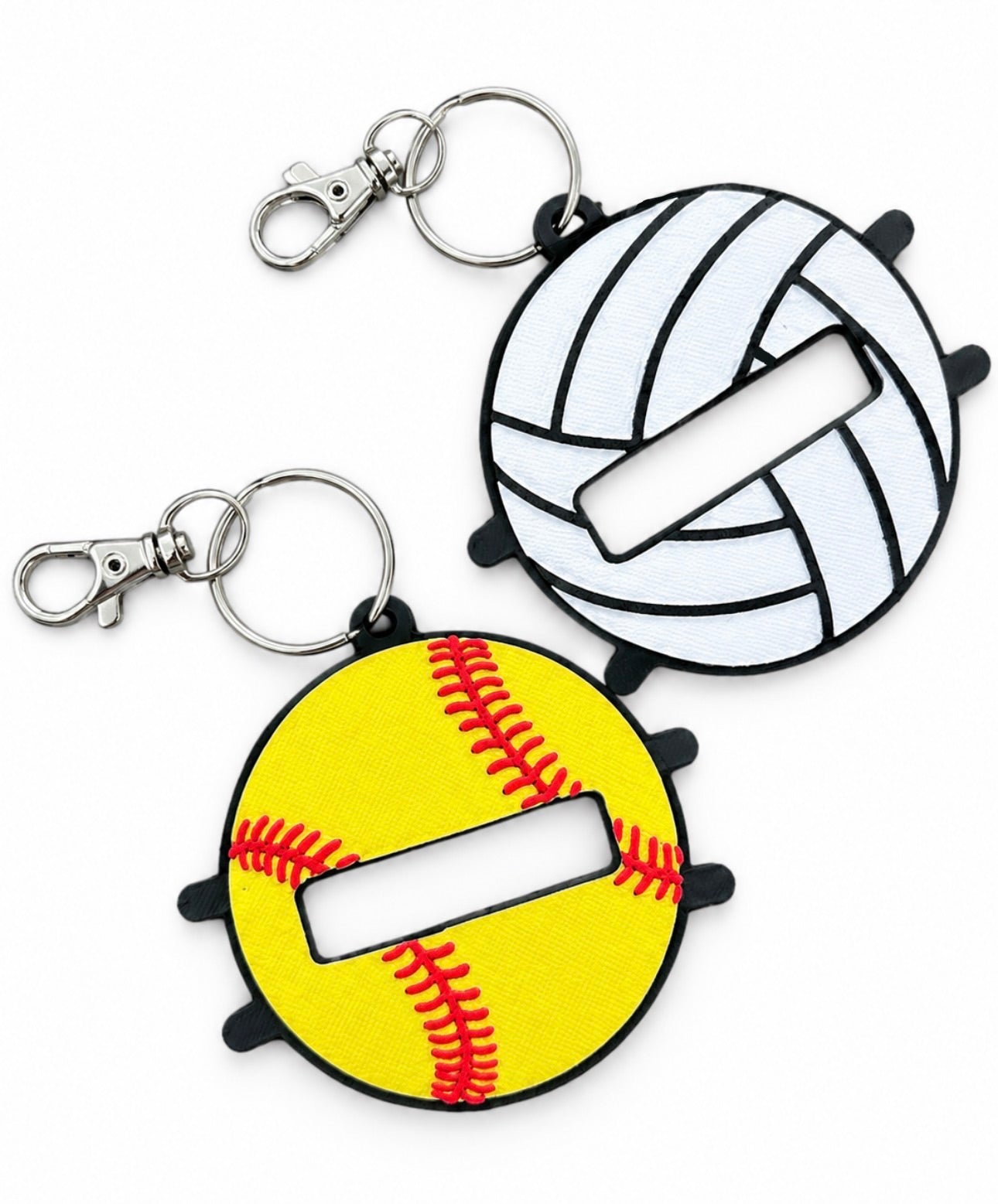 Hair tie holder bag tag